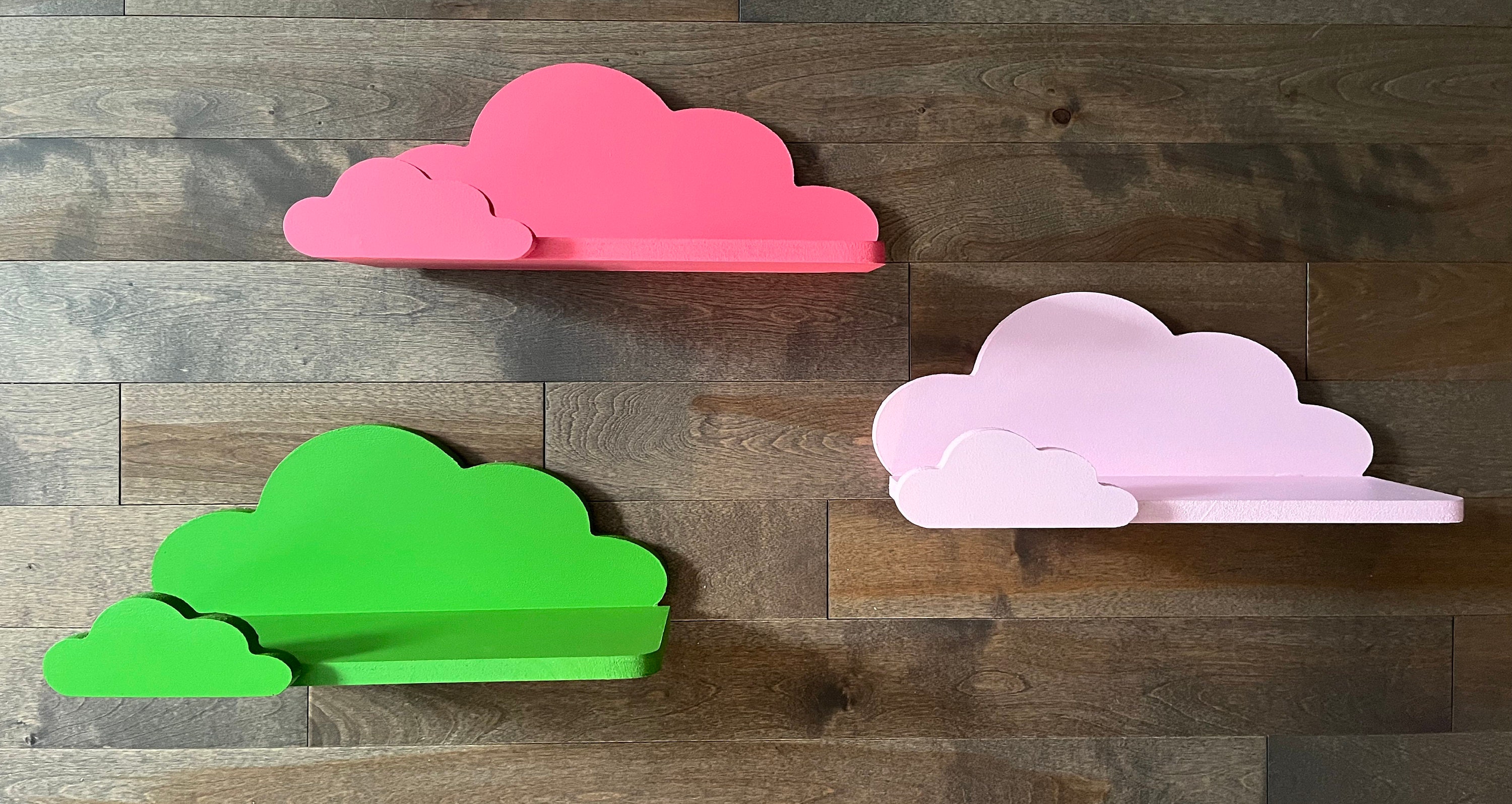 Set of Cloud Shelves for Nursery Roomkids Room Cloud Etsy Canada