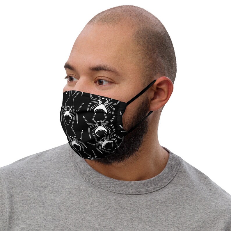Halloween Spider Face mask Halloween Costume Mask Etsy
