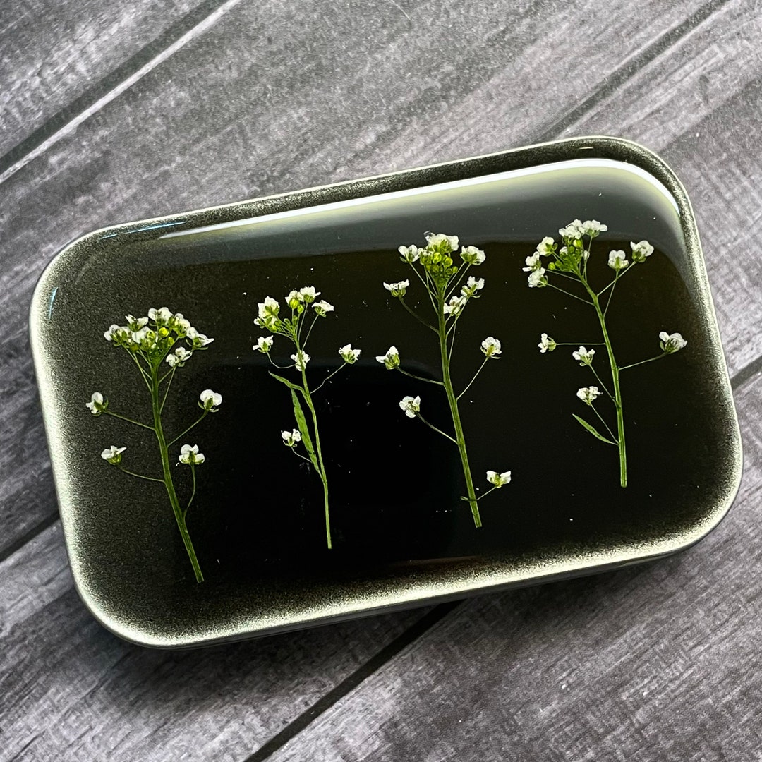 Decorative Tin, Storage Box, Metal Tin, Tin, Jewelry Box, Sewing Case