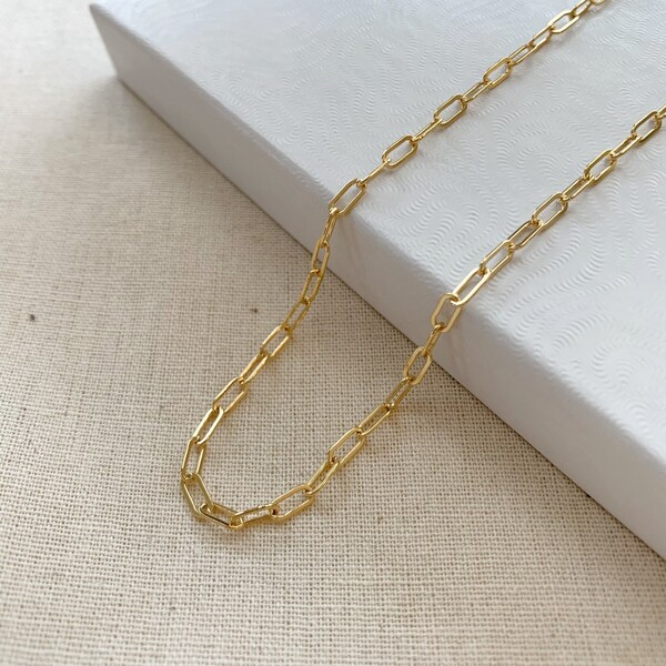 Paper Clip Necklace Etsy