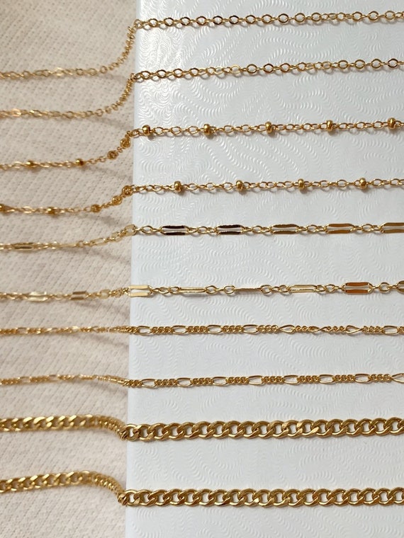 Simple Gold Fill Layering Chains Simple Gold Fill Layering Chains