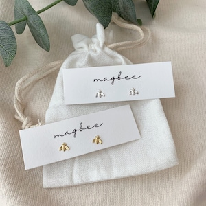 Bee Stud Earrings, Tiny 14K Gold Filled Bee Earrings, Minimalist Honey Bee Earrings, Everyday Earrings, Gifts for Daughter, Gift for Her