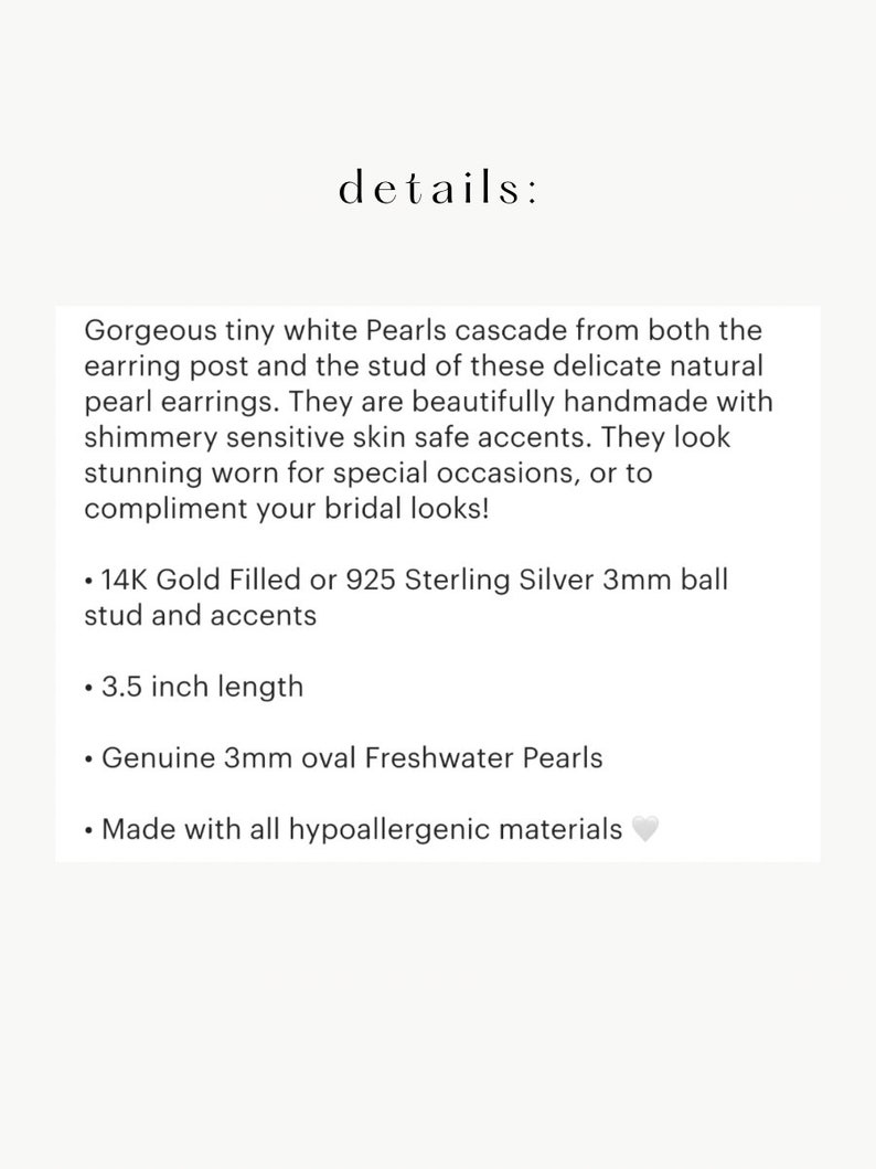 Pearl Bridal Earrings, 14K Gold Filled Genuine Pearl Earrings, Dangly Pearl Earrings, Long Earrings, Pearl Chain Earrings, Wedding Earrings image 8