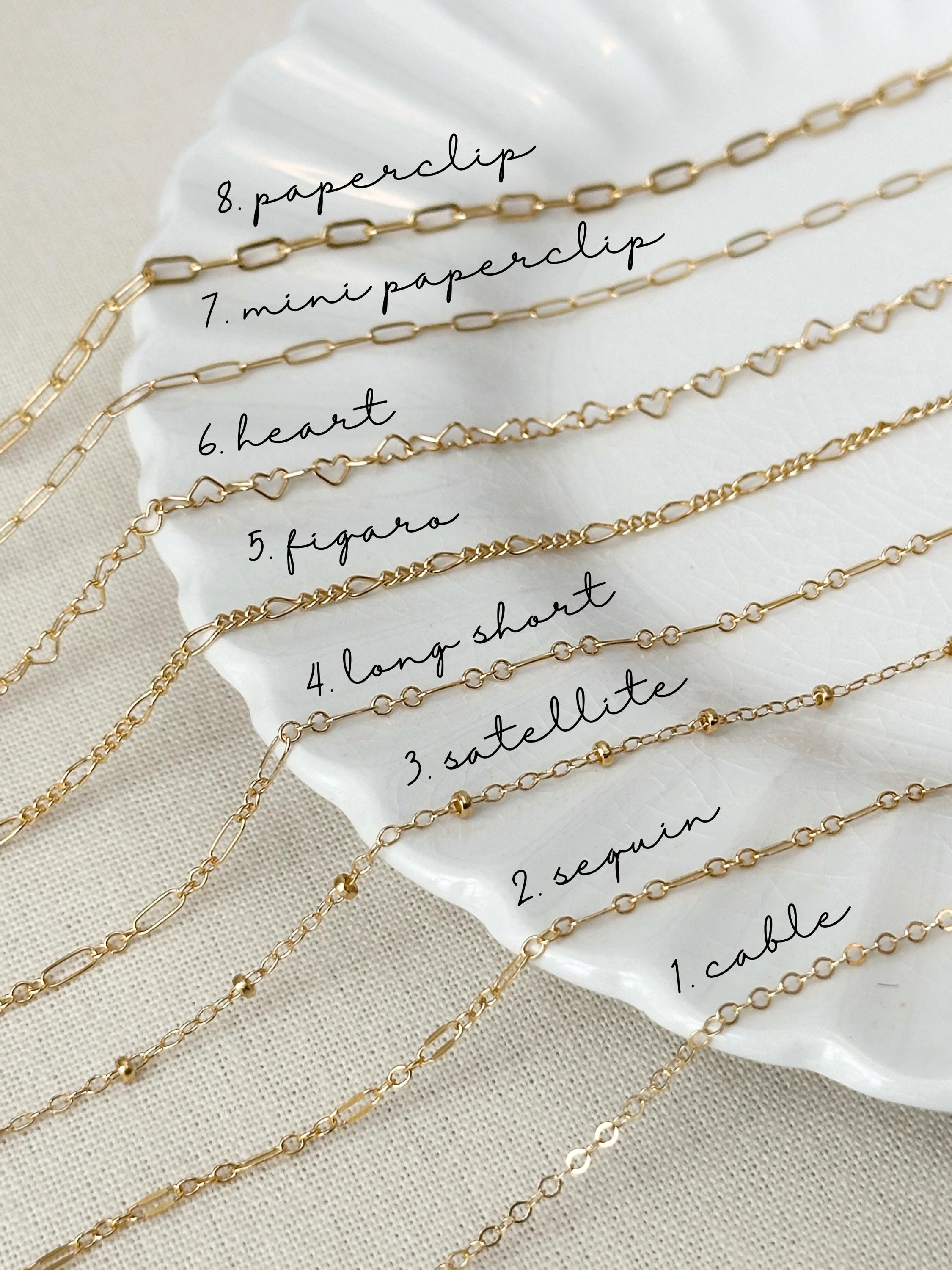 Dainty Gold Chain Necklace, 14K Gold Filled Minimalist Necklace, Layering Chain Necklace, Everyday Necklace, Simple Gold Chain for Women