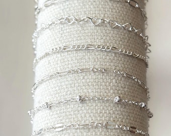 Bracciale Con Catena Figaro In Argento 925 - Albert M - Foto 10