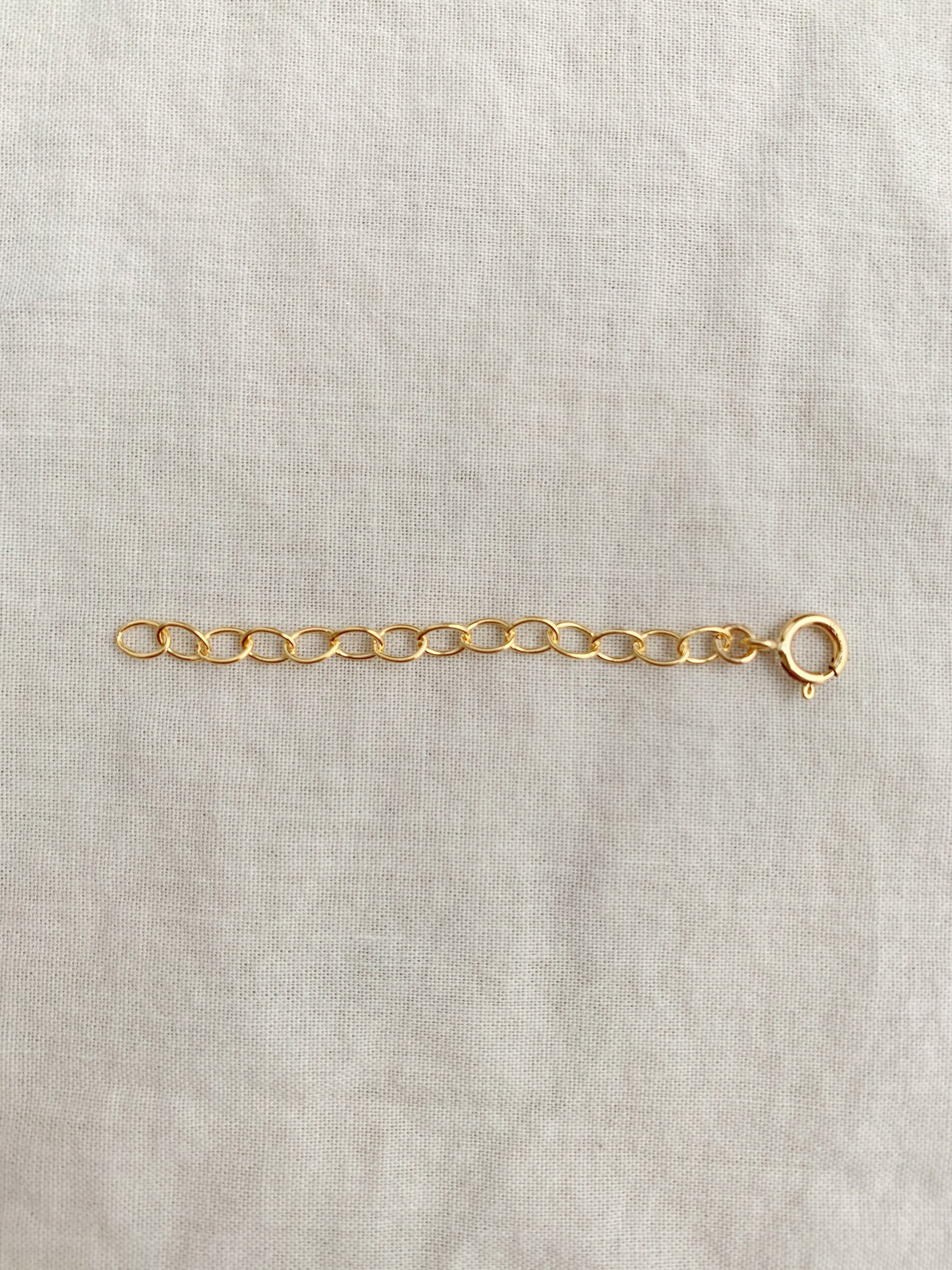 14K Gold Extender Chain, Necklace Bracelet 1 to 3 Extender, Adjustable Gold  Extender Link, Spring Ring Clasp, Jewelry Chain Extender 
