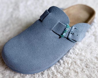 Handgemachter Schuh Charm für Birkenstock Boston & Clogs