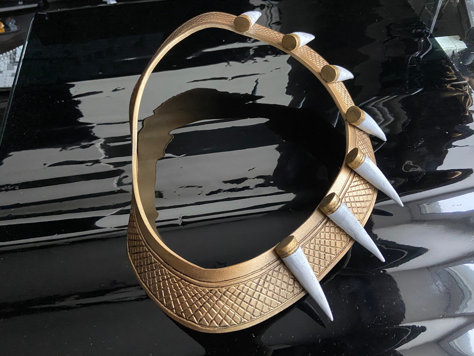 Killmonger Golden Jaguar Necklace Black Panther | Etsy