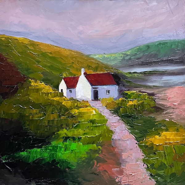 Ireland Painting Etsy