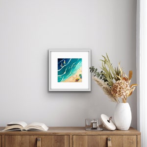 Santa Monica Beach Gemälde Los Angeles Original Kunst Strand Menschen Kalifornien Kleines pastoses Ölgemälde California Dreaming von DianaPigniArt Bild 10