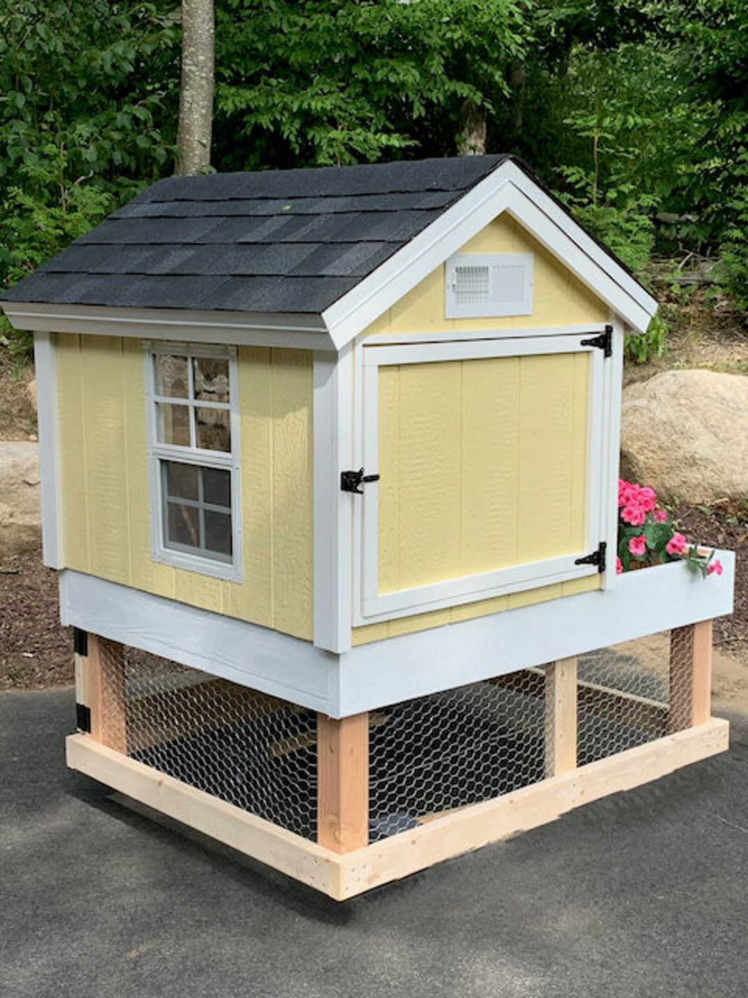 Chicken Coop Plans PDF Easy 4X5 DIY Garden Chicken Coop Etsy