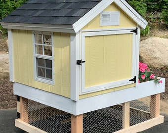 Chicken Coop Plans PDF Easy - 4X5 DIY Garden Chicken Coop
