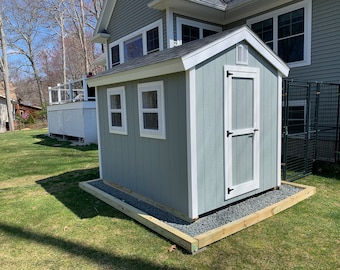 Chicken Coop Plans PDF Easy - 6x8 DIY Chicken Coop  - Backyard Chicken Coop
