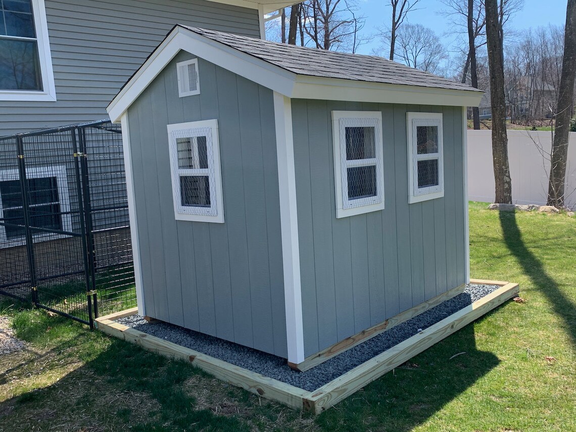 Chicken Coop Plans PDF Easy 6x8 DIY Chicken Coop Backyard Etsy