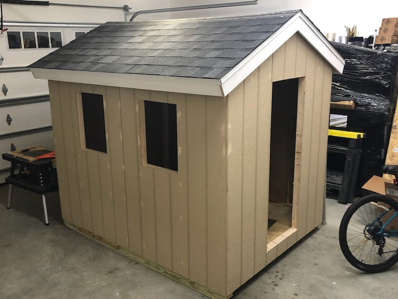 Chicken Coop Plans PDF Easy 6x8 DIY Chicken Coop Backyard Etsy