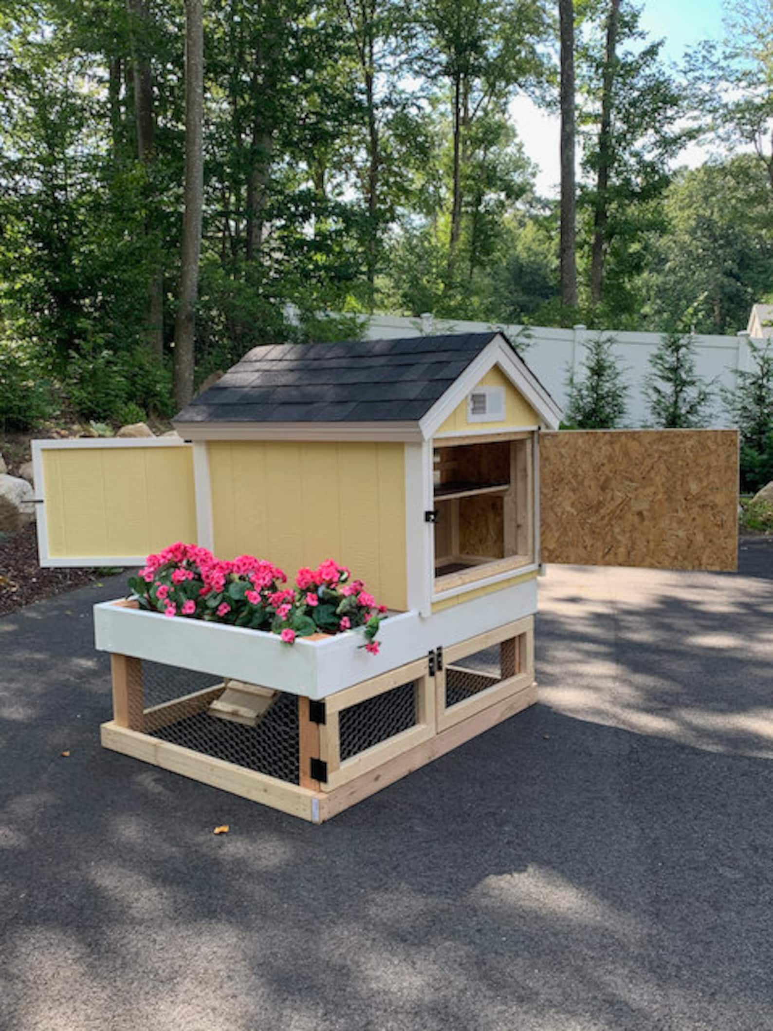 Chicken Coop Plans PDF Easy 4X5 DIY Garden Chicken Coop Etsy