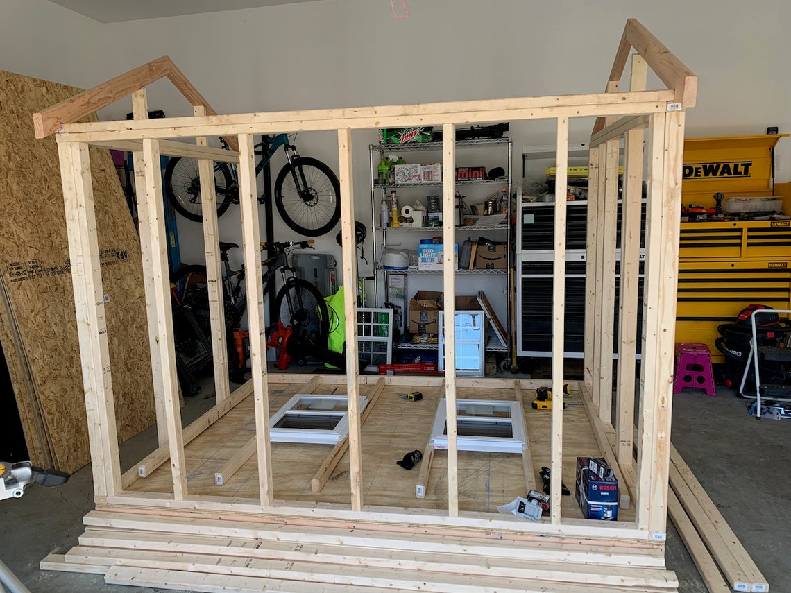 Chicken Coop Plans PDF Easy 6x8 DIY Chicken Coop Backyard Etsy Canada