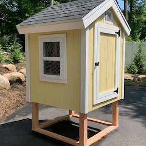 Chicken Coop Plans PDF Easy - 4X4 DIY Chicken Coop