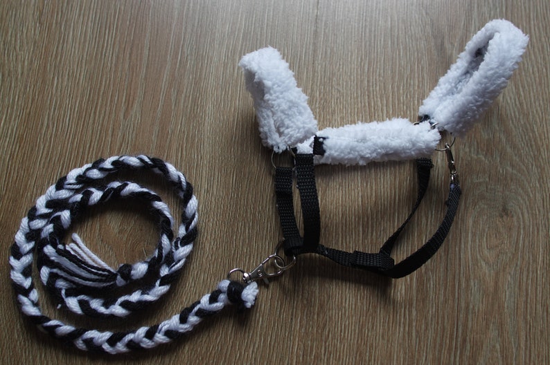 Halter for hobby horse with lead Etsy