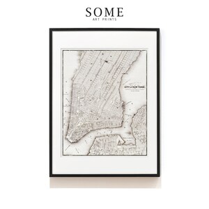 New York Map Print. Landkartenkunst. Karte Wandbild. NYC Map Poster . NY Karte Kunst. Vintage New York City Karte Kunst. Manhattan Karte Print. SAP-AA0120