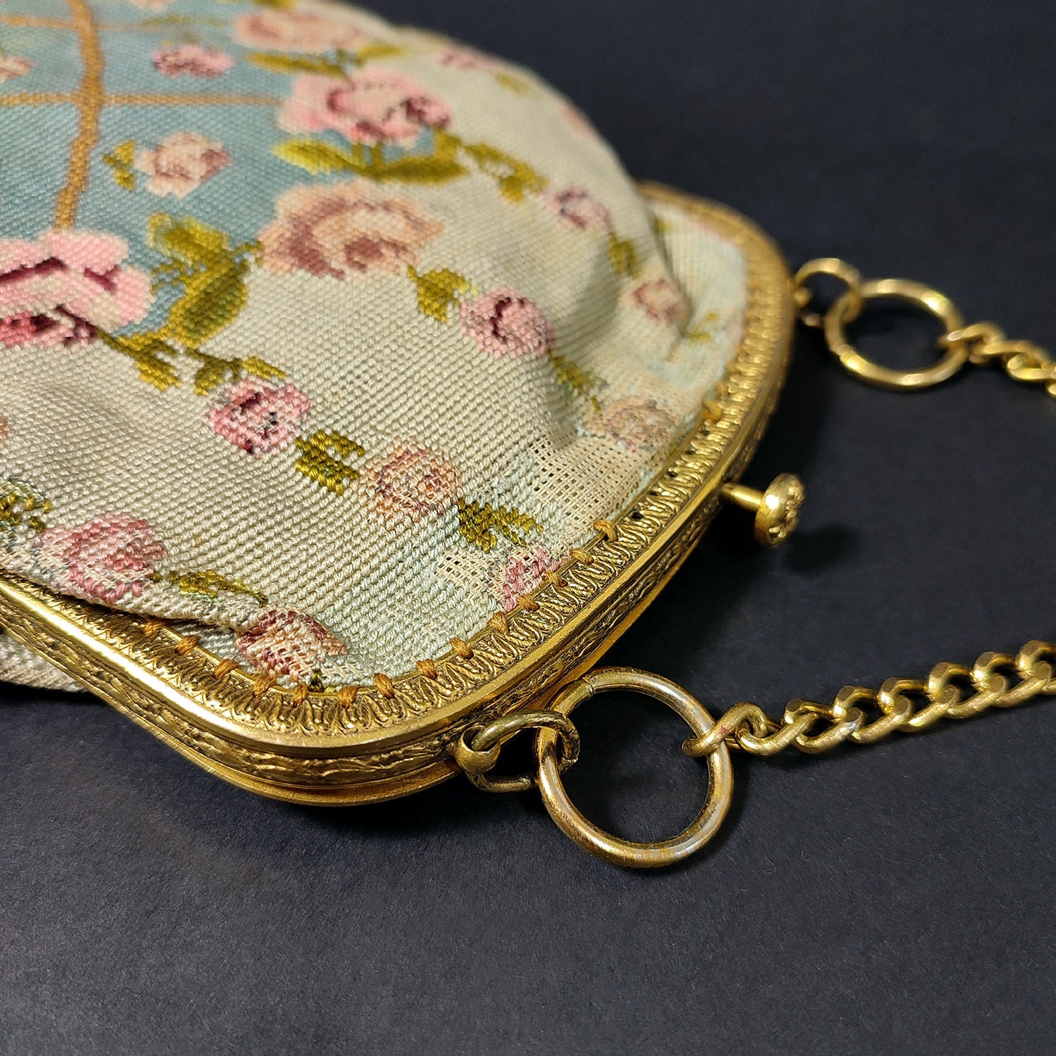 ANTIQUE Women's Handbag. Exquisite Gilding. Hand - Etsy