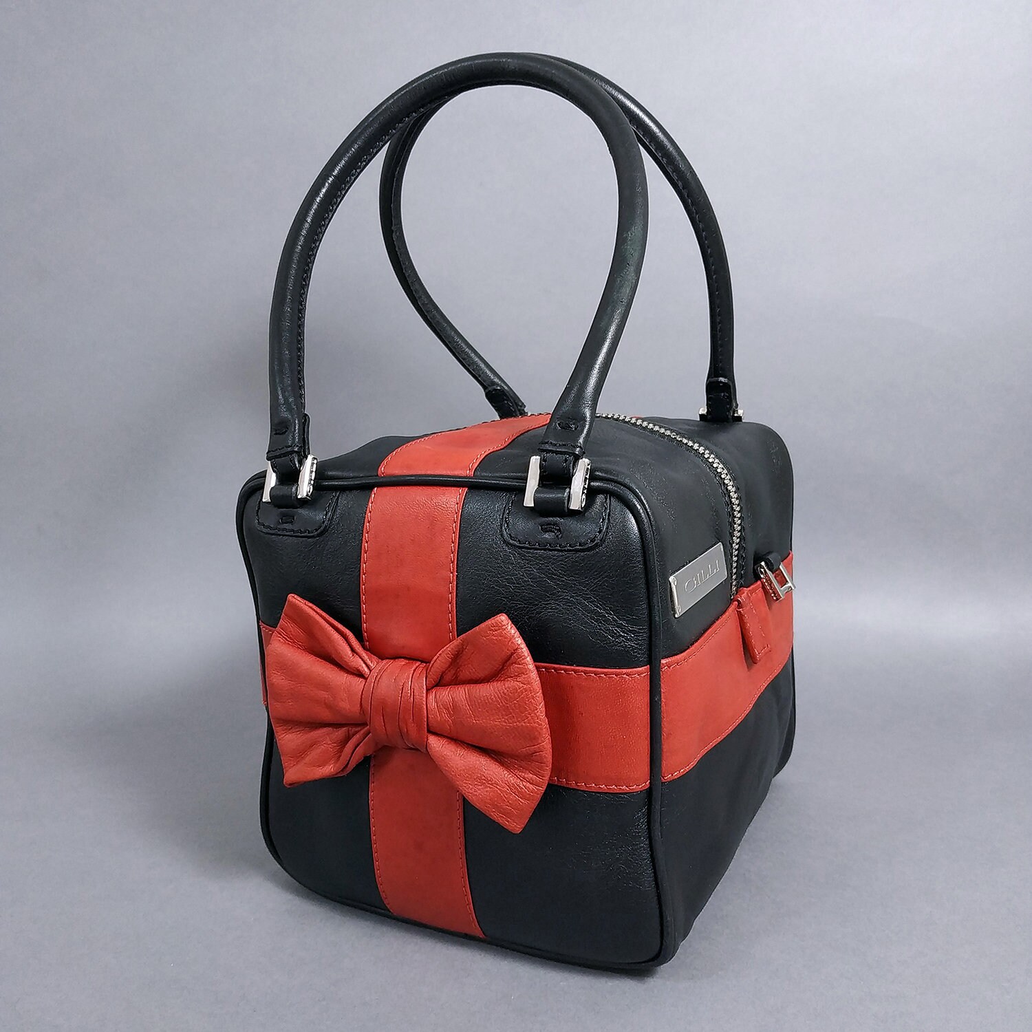 GILLI © MILAN CUBE Women's Bag W. Bow. A.C. Milan Scudetto