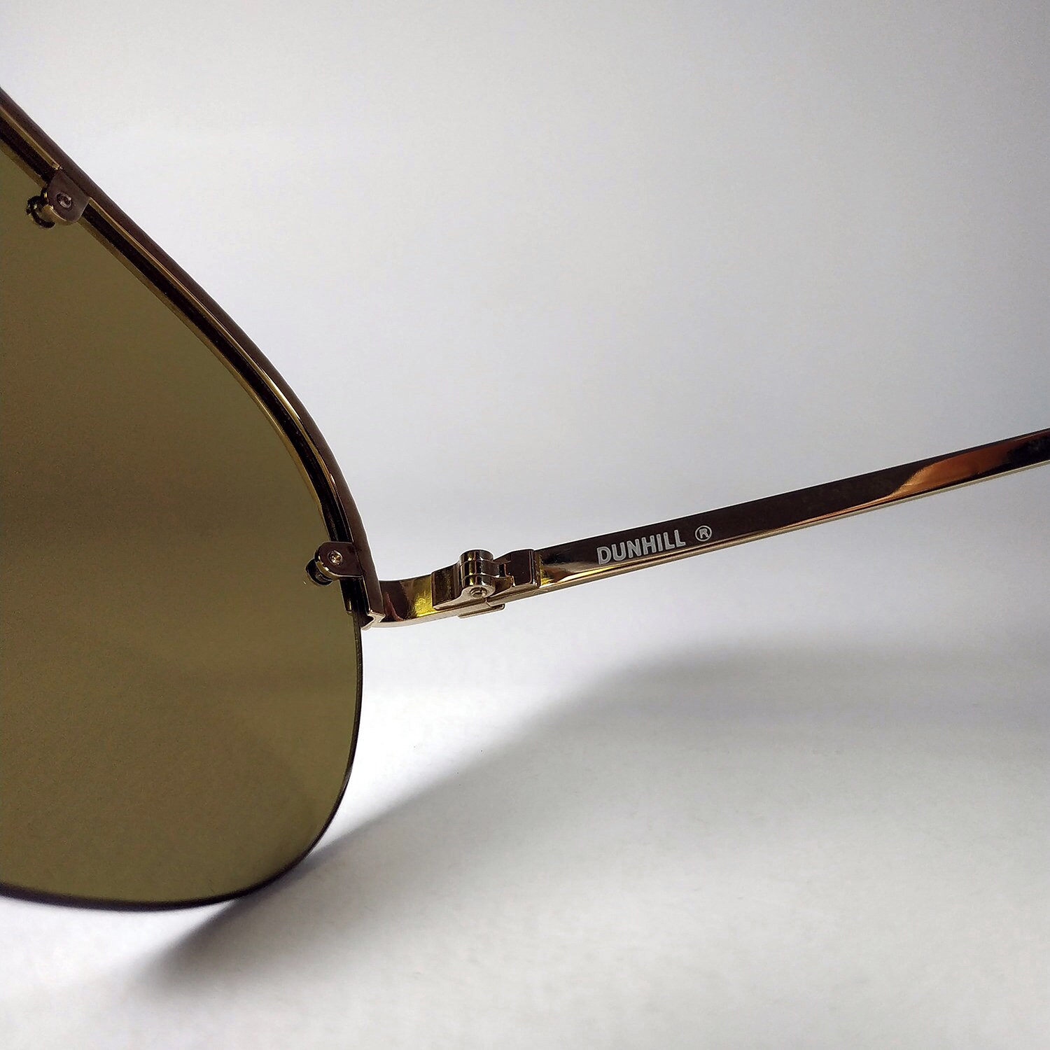 小物 Vintage Dunhill Sunglasses Gold Vintage 80s! Dunhill 6036 Eyeglasses Sunglasses frame 240120