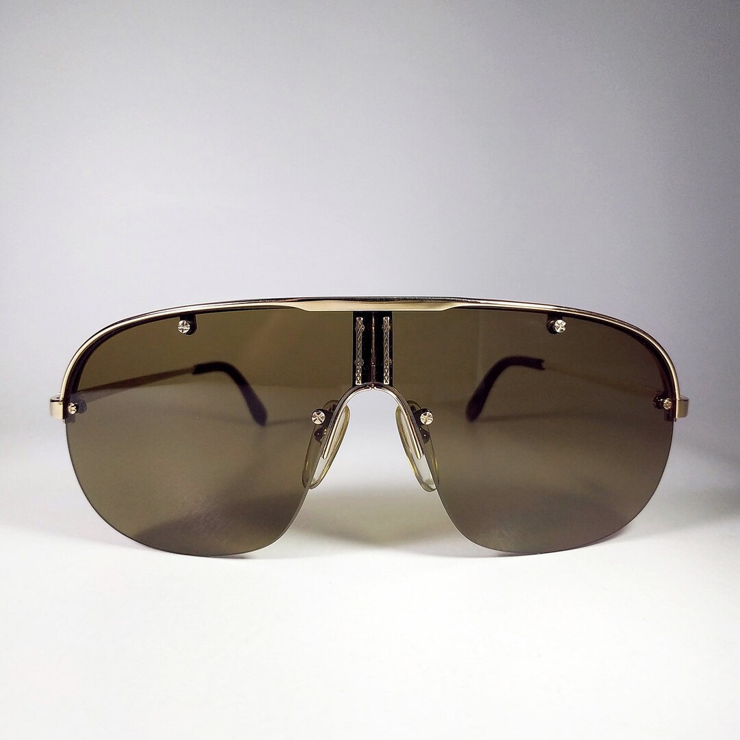 DUNHILL © Sunglasses 6102. Gold Plated Eyewear 80-s. Made in