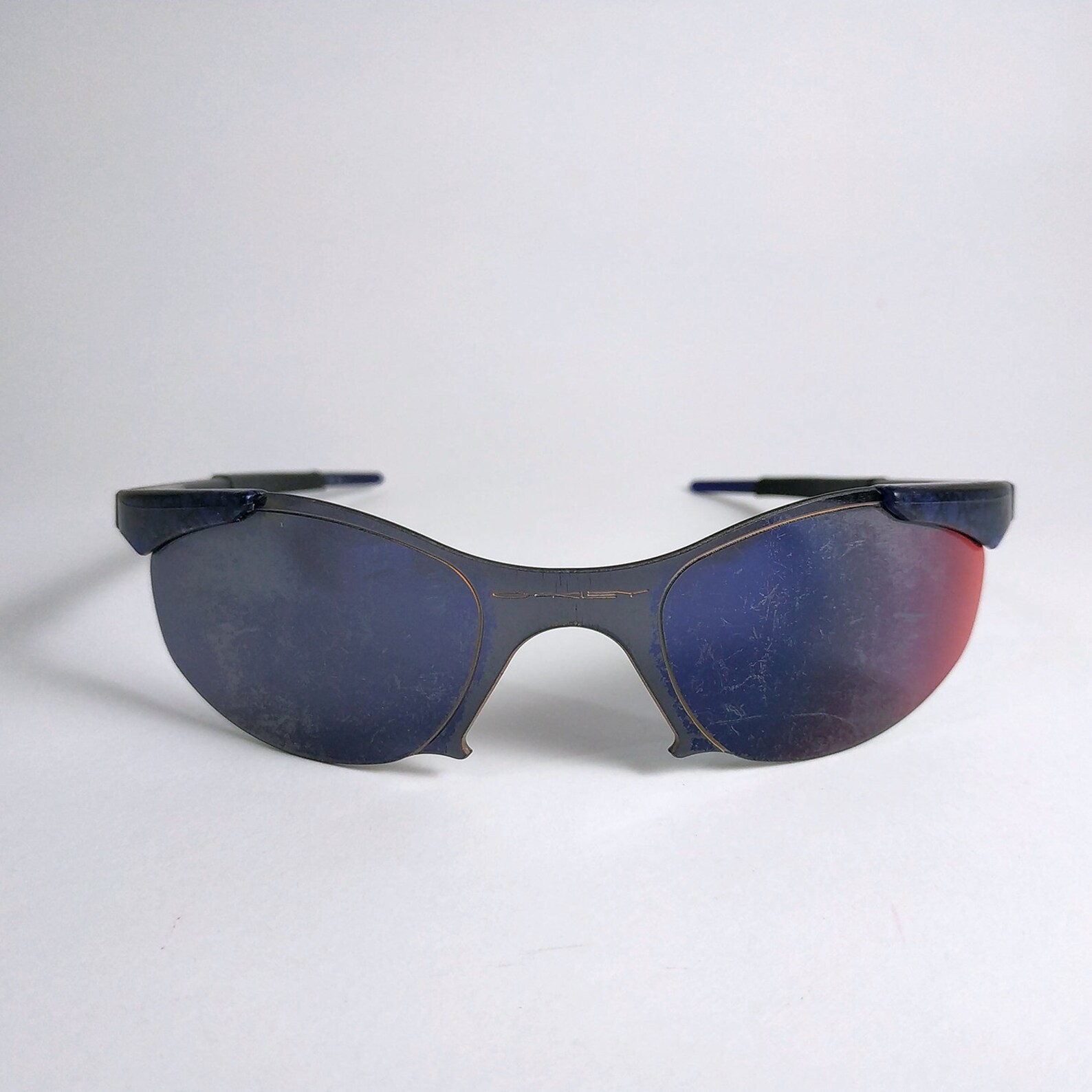 OAKLEY © Gafas de sol ZERO .4 Squared Cobalt / Red Iridium. Etsy