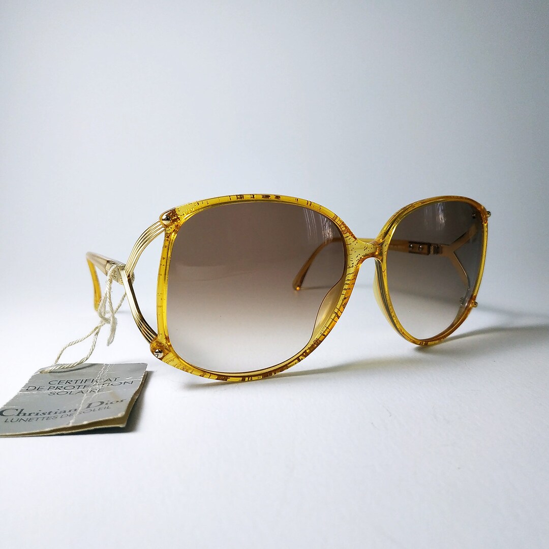 christian dior gold sunglasses