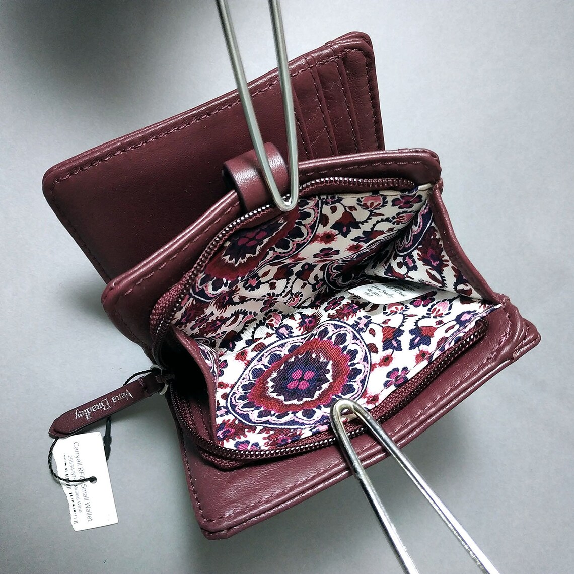 VERA BRADLEY. Carryall RFID Protection Wallet. Genuine Etsy