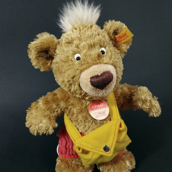 STEIFF © Teddy Bear With a Bag 014444. Vintage Toy by Steiff STEIFF © Teddy Bear With a Bag 014444. Vintage Toy by Steiff