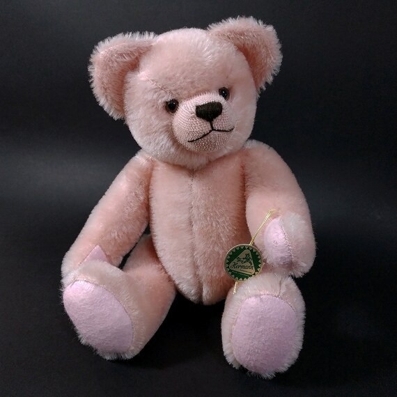 HERMANN Growling Teddy Bear. Vintage Mohair Toy by Hermann