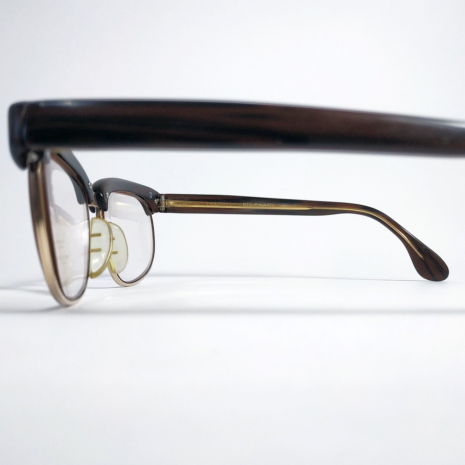 MARWITZ Eyewear 1173 P.MARTY Optima Gold Plated. Vintage Glasses Frame ...