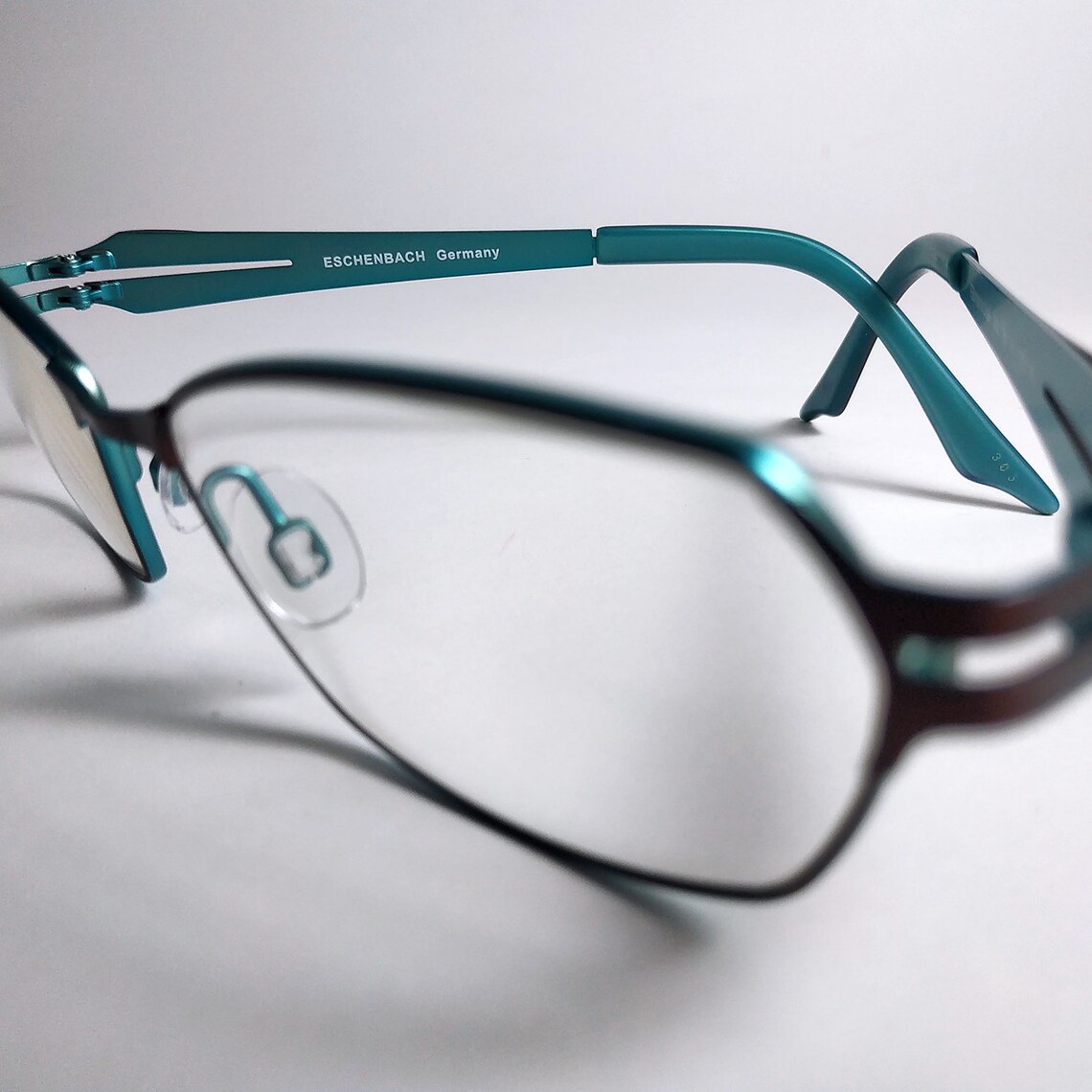Lunettes Vintage Brendel 261 Argent/or Ovales - Monture Métal NOS (neuve Sans étiquette)