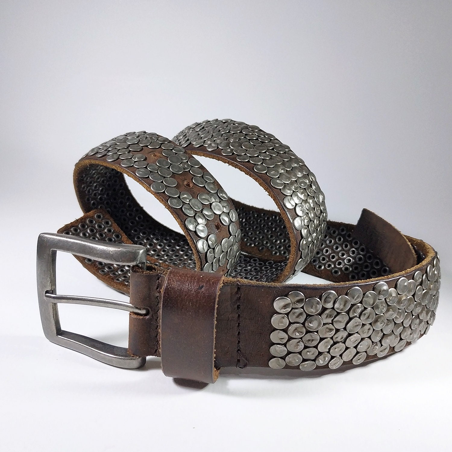 素晴らしい Vintage © MONTI Hand Echtes 6000. #366950000 Belt. Made 小物