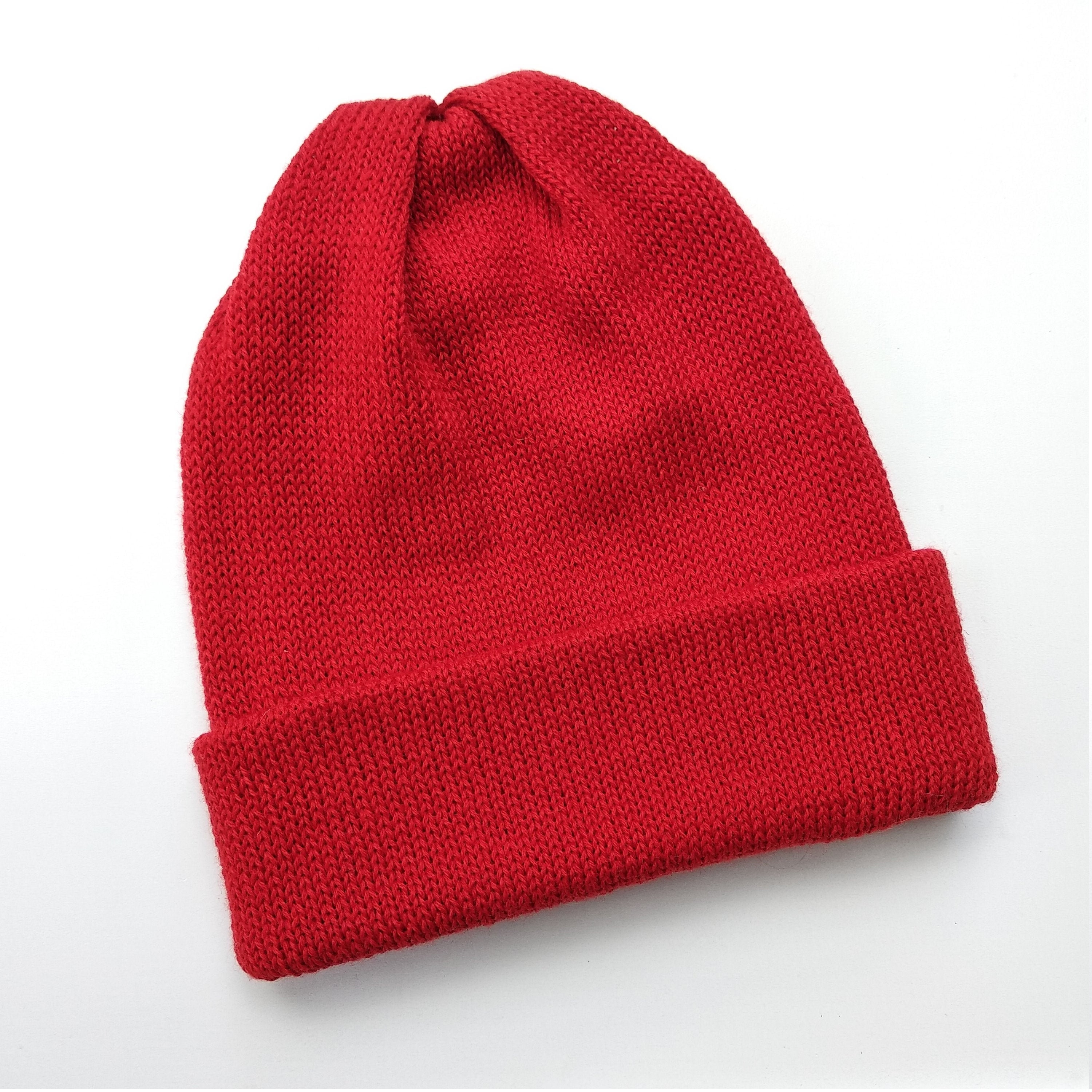 Kinder Merino rote Mütze Slouchy Wintermütze Gemütliche | Etsy