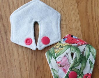 3 x Luxury PEG Feeding Tube, SPC Skin Protectors, Nutex 100% Cotton & Highly Absorbent Zorb®