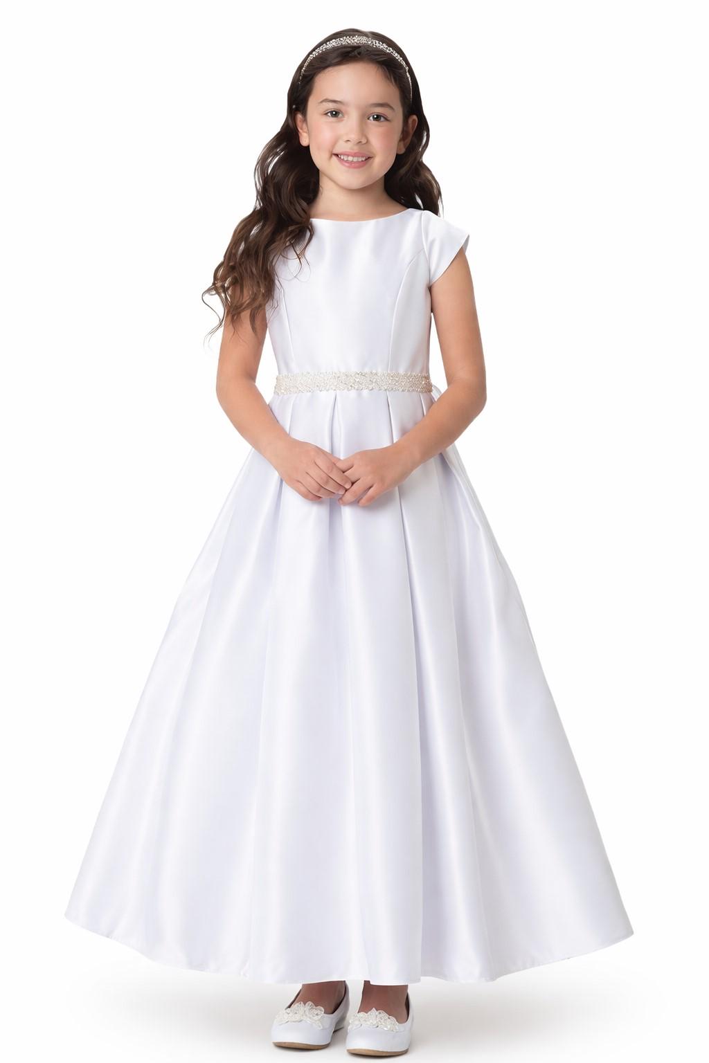 girls formal dresses size 8 Baby Girl Flower Embroidered Pattern Vest Formal Dress Birthday Dress –  MyKids-USA®