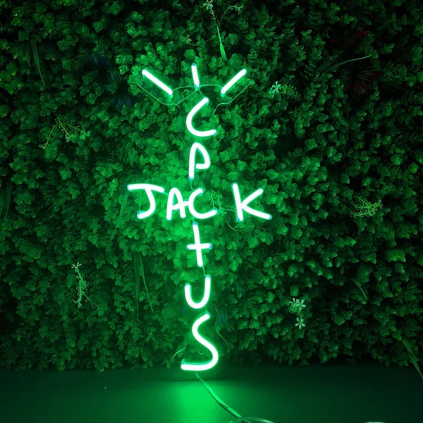cactus jack neon sign stockx