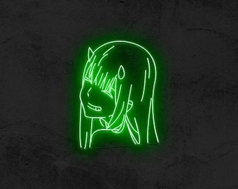 Zero two led clearance neon sign