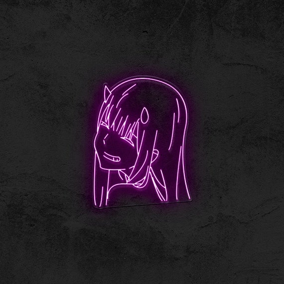 Zero Two Neon Sign Anime Neon Sign Led Neon Lights Decor Signs