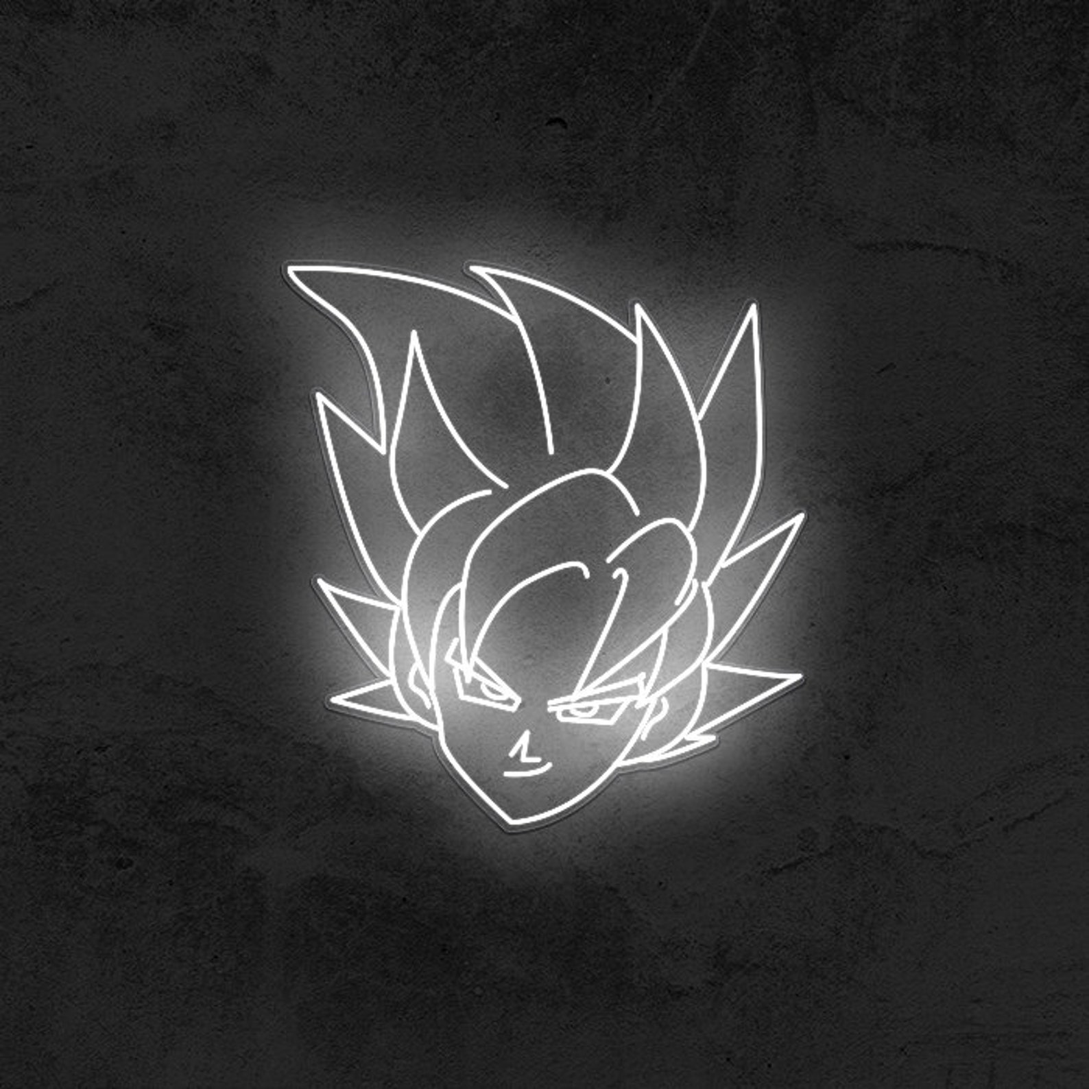 Goku Dragon Ball Z Neon Sign Custom Neon Sign Neon Sign Etsy