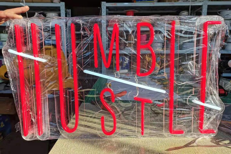 Hustle Humble Neon Sign Custom Neon Sign Neon Sign LED - Etsy