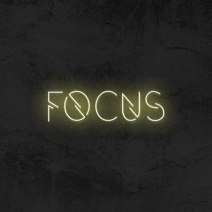 FOCUS Neon Schild Wohndeko Led Schild Personalisiertes | Etsy