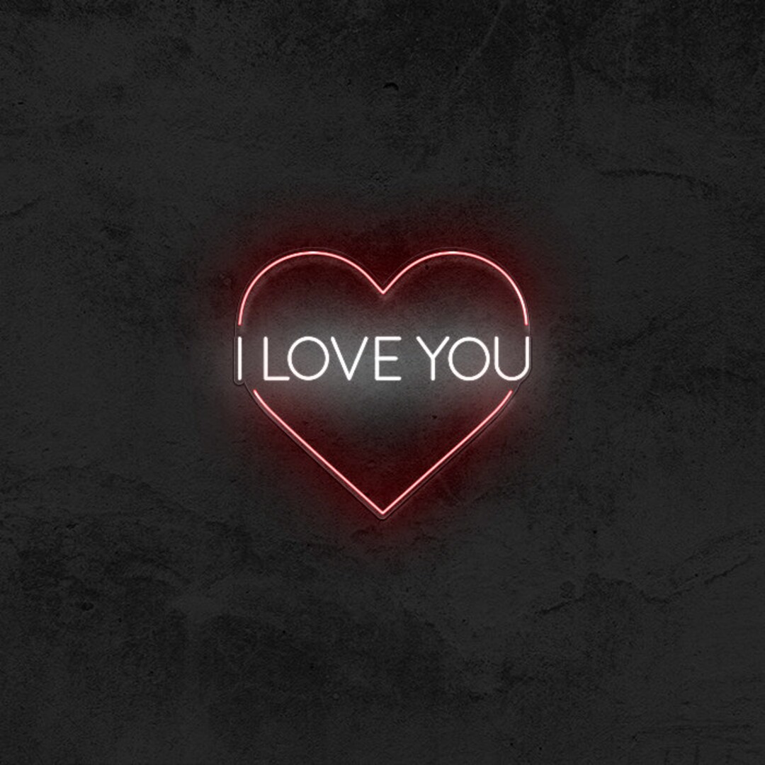 I Love You Wall Decor, Custom Sign, Makeup Room Decor, Wedding Neon
