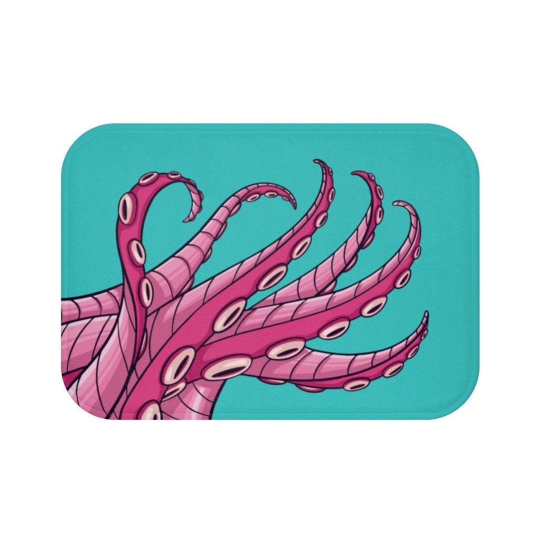 Octopus Tentacles Bath Mat Alternative Home Decor Anime Etsy