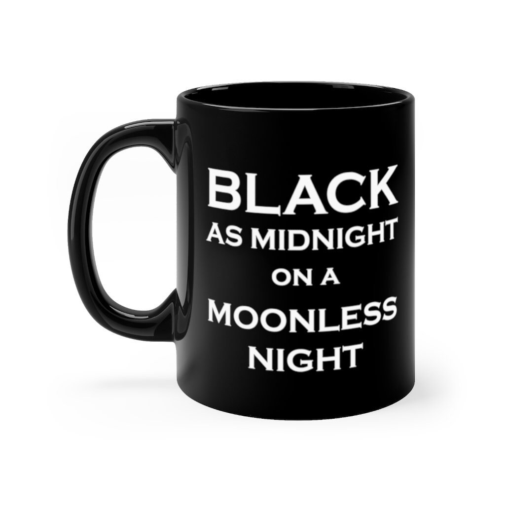 Black as Midnight on a Moonless Night Coffee Mug Twin Peaks - Etsy