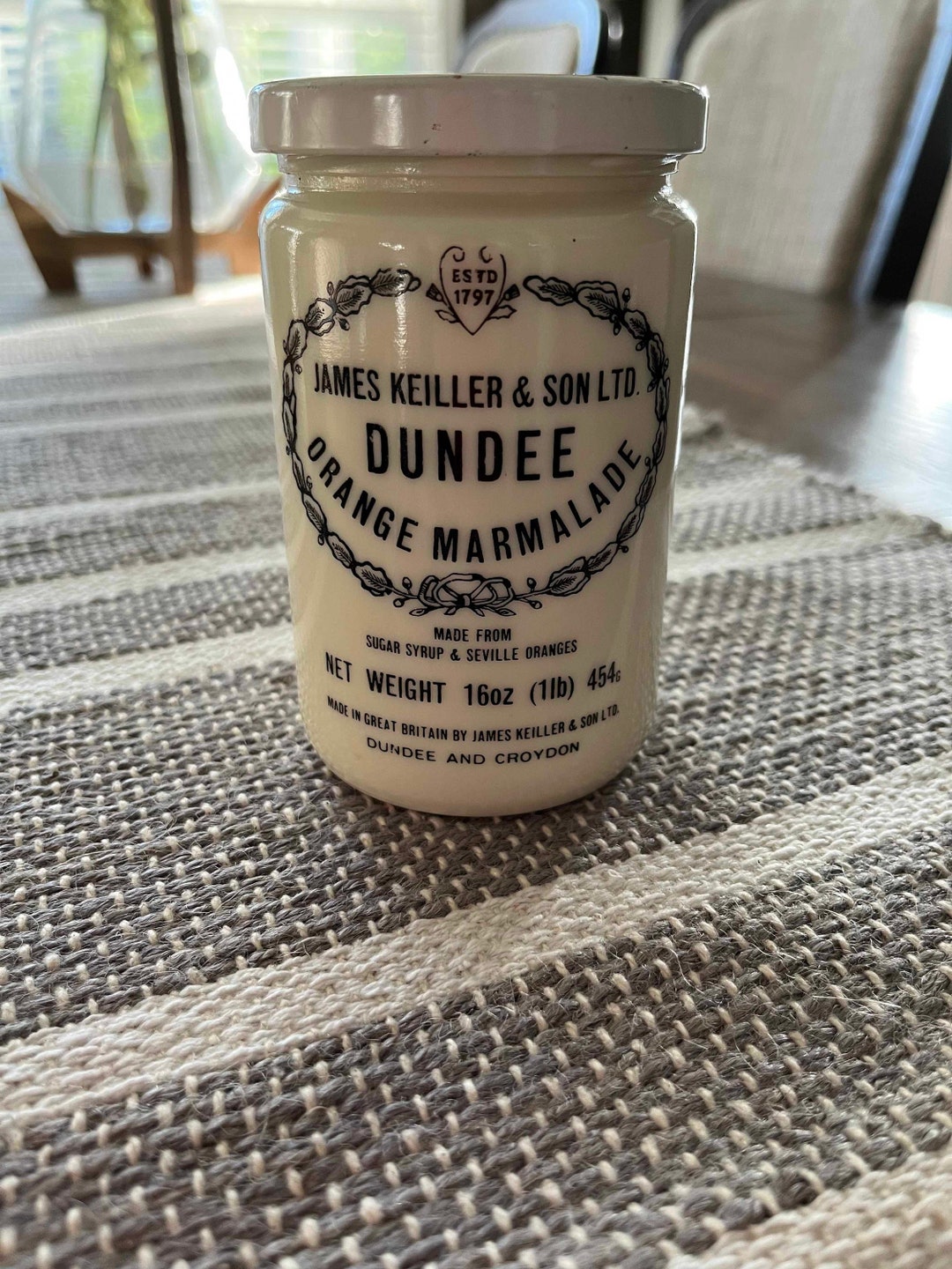 Authentic Dundee Marmalade Jar With Lid Etsy