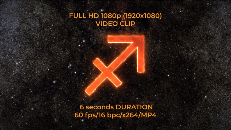 Sagittarius Animated Stream Graphics/elements.3d Astrology/horoscope ...